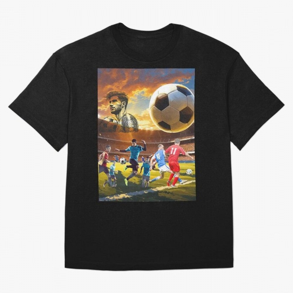 Soccer design Classic T-Shirt Celebrate Classic Football Spirit in FIFA World Cup 2026 for Fans of CR7 and Messi and England and Germany, Bringing Football History, Final Match Energy, Crowd Noise and Once in a Lifetime Moments; Great for Watch
