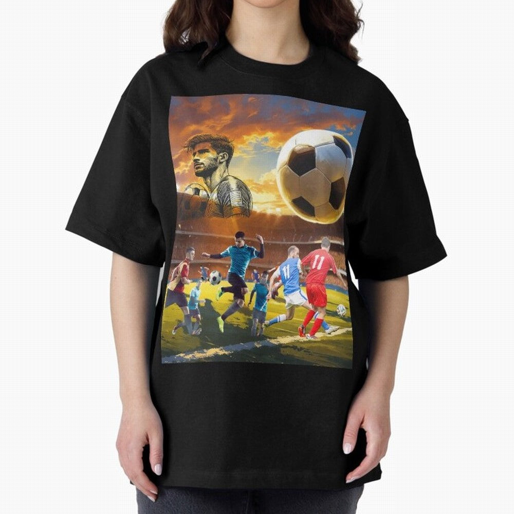 Soccer design Classic T-Shirt Celebrate Classic Football Spirit in FIFA World Cup 2026 for Fans of CR7 and Messi and England and Germany, Bringing Football History, Final Match Energy, Crowd Noise and Once in a Lifetime Moments; Great for Watch