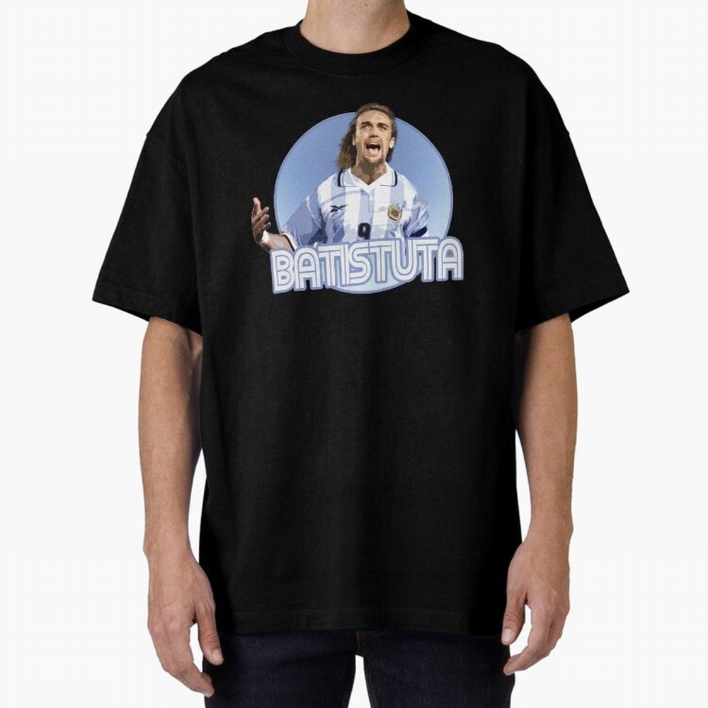 Batistuta - Classic T Shirt Classic T-Shirt Wear the Spirit of Global Football Passion for FIFA World Cup 2026 Group Stage, Inspired by Haaland, Spain, Supporter Pride, Iconic Celebrations, Legendary Names and Global Match Day Energy; Ideal for