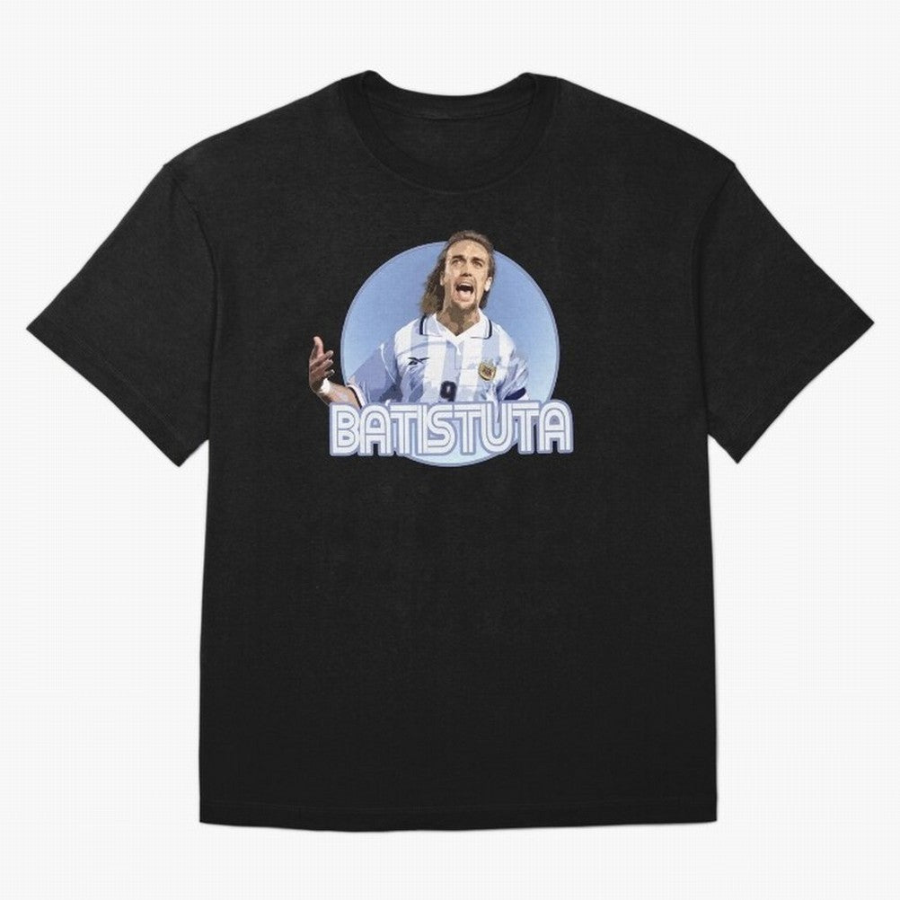 Batistuta - Classic T Shirt Classic T-Shirt Wear the Spirit of Global Football Passion for FIFA World Cup 2026 Group Stage, Inspired by Haaland, Spain, Supporter Pride, Iconic Celebrations, Legendary Names and Global Match Day Energy; Ideal for