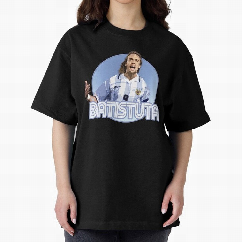 Batistuta - Classic T Shirt Classic T-Shirt Wear the Spirit of Global Football Passion for FIFA World Cup 2026 Group Stage, Inspired by Haaland, Spain, Supporter Pride, Iconic Celebrations, Legendary Names and Global Match Day Energy; Ideal for