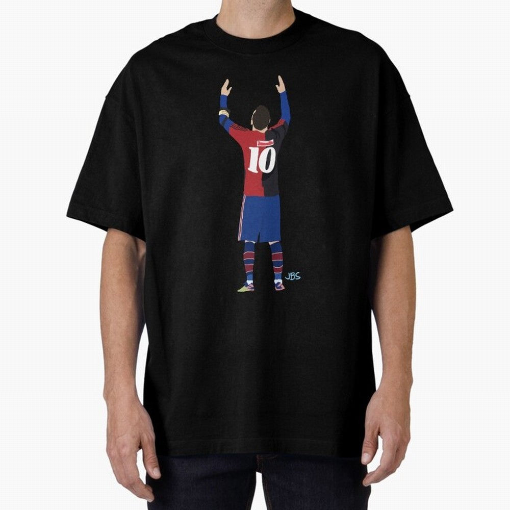 Lio tribute to Diego 10 Oversized T-Shirt Carry the Colors and Pride of Global Football Passion for FIFA World Cup 2026, Highlighting Neymar, Haaland and Cristiano Ronaldo, England, Football Passion, Legendary Performances, Festival Vibes and