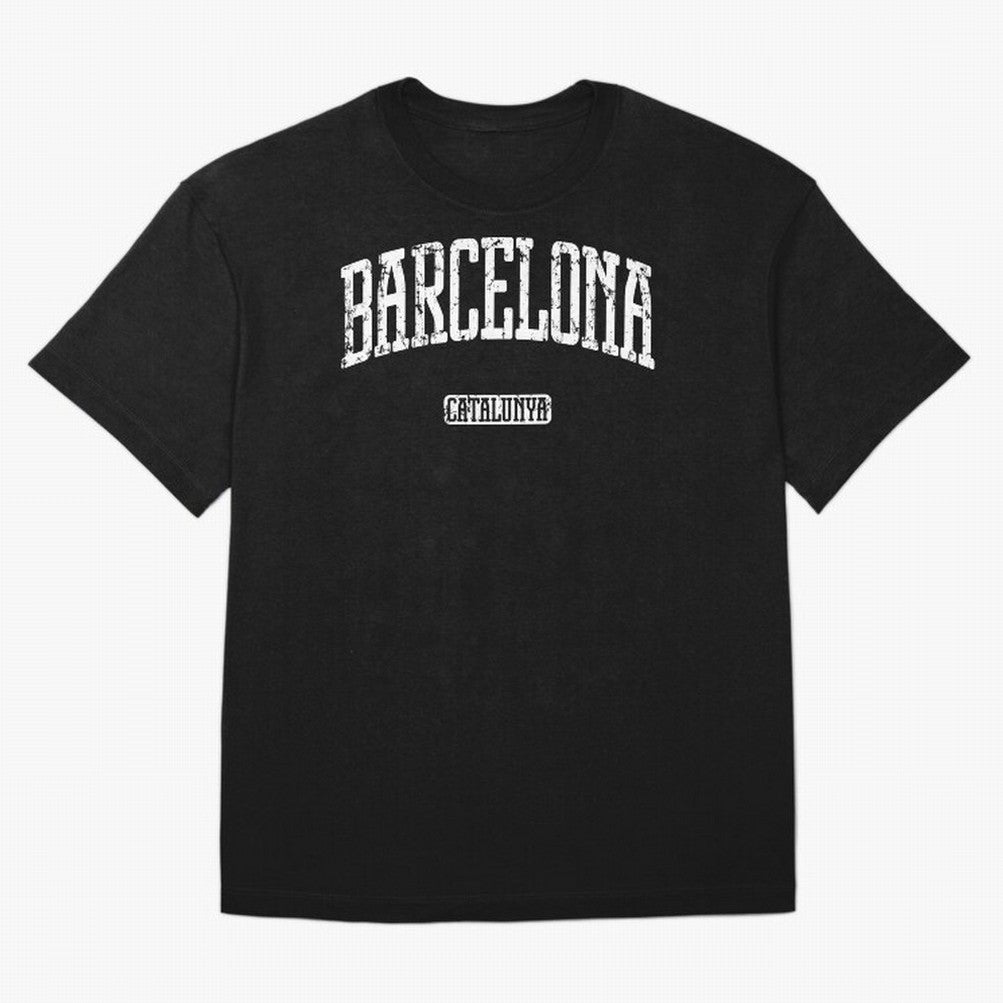 Barcelona (White Print) Essential T-Shirt Build Match Day Hype around FIFA World Cup 2026 USA Canada Mexico, CR7 and Messi, Portugal, Football Passion, Legendary Performances, Festival Vibes and Supporter Community; Ideal for Football Dads,