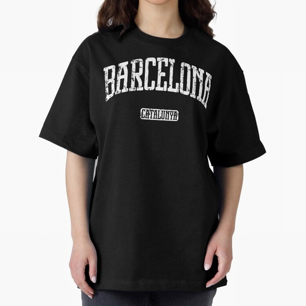 Barcelona (White Print) Essential T-Shirt Build Match Day Hype around FIFA World Cup 2026 USA Canada Mexico, CR7 and Messi, Portugal, Football Passion, Legendary Performances, Festival Vibes and Supporter Community; Ideal for Football Dads,