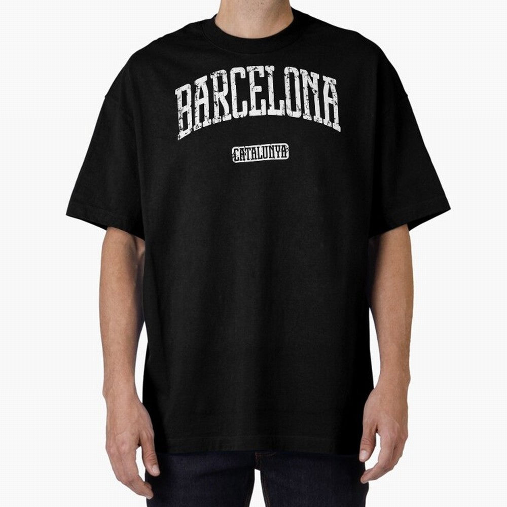 Barcelona (White Print) Essential T-Shirt Build Match Day Hype around FIFA World Cup 2026 USA Canada Mexico, CR7 and Messi, Portugal, Football Passion, Legendary Performances, Festival Vibes and Supporter Community; Ideal for Football Dads,