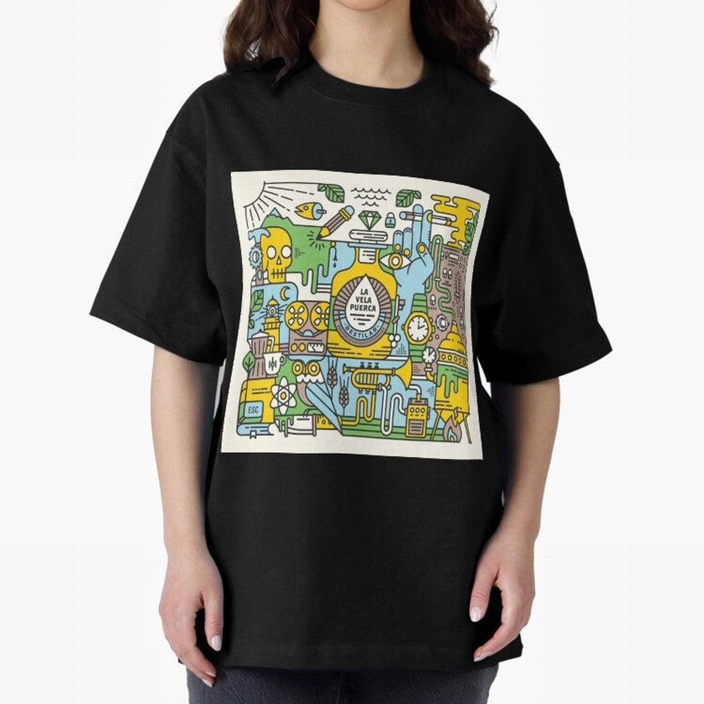LA VELA PUERCA ROCK Oversized T-Shirt Celebrate the Road through FIFA World Cup 2026 Spirit, Celebrating England, France and Netherlands, Haaland, Football History, Final Match Energy, Crowd Noise and Once in a Lifetime Moments; Ideal for Fans Who