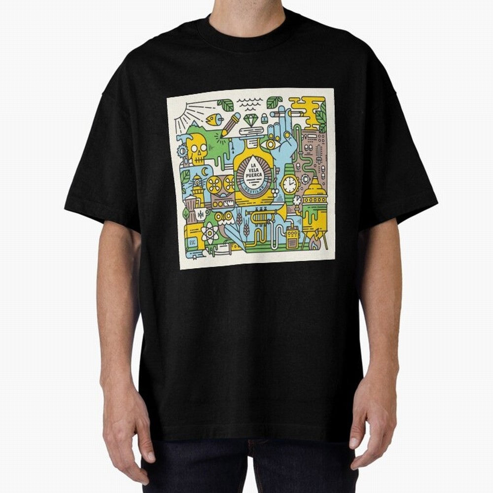 LA VELA PUERCA ROCK Oversized T-Shirt Celebrate the Road through FIFA World Cup 2026 Spirit, Celebrating England, France and Netherlands, Haaland, Football History, Final Match Energy, Crowd Noise and Once in a Lifetime Moments; Ideal for Fans Who