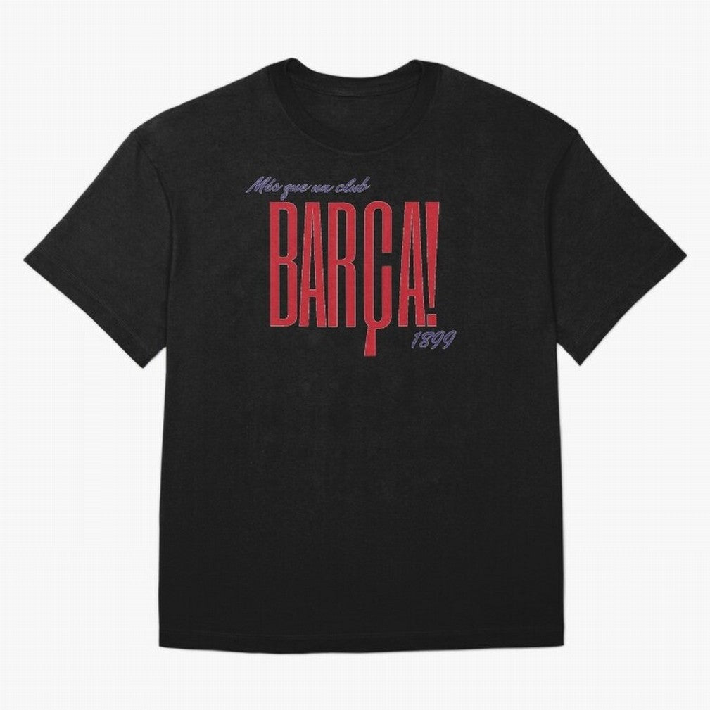Barca Mes que un club 1899 Oversized T-Shirt Bring World Football Passion into the FIFA World Cup 2026 Journey through Messi Highlights, France and Portugal Pride, Fan Favorite Moments, National Team Passion, Big Match Drama and Soccer History;