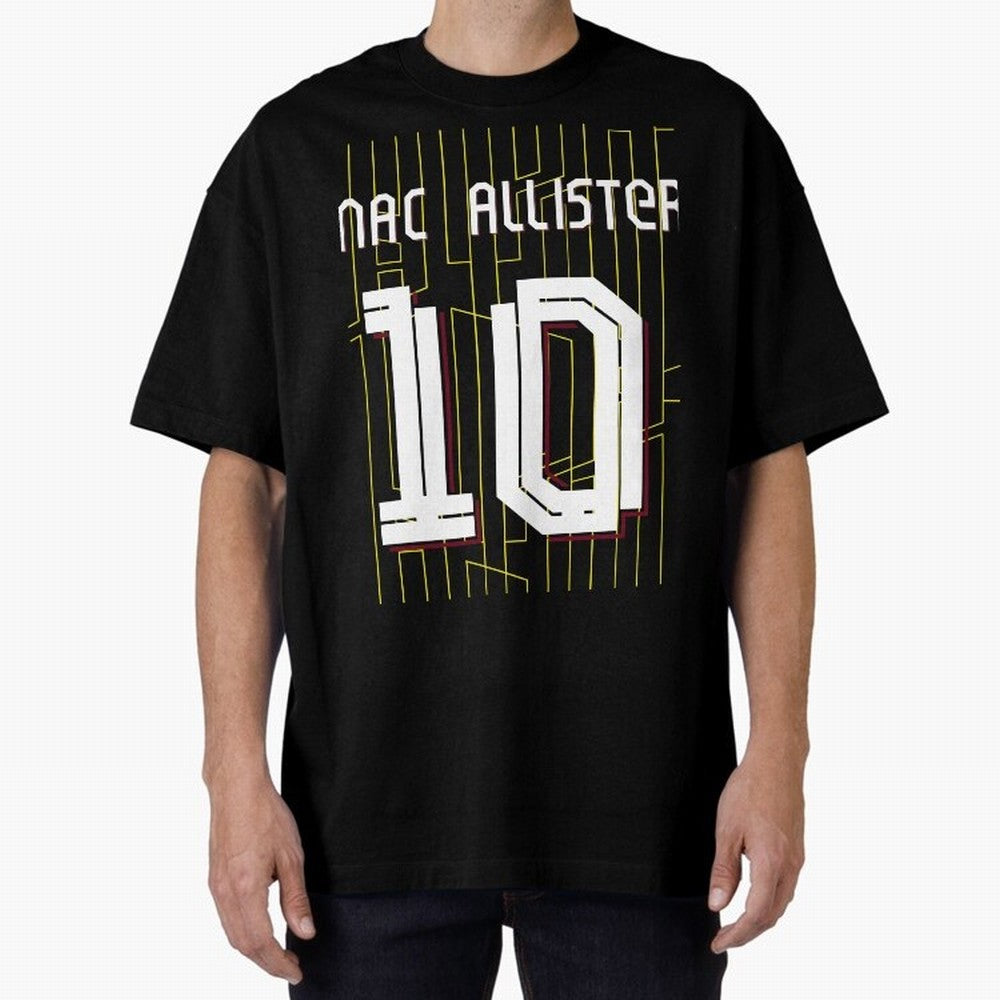 Alexis Mac Allister 10 Liverpool Home Jersey 24/25 Classic T-Shirt Represent Football Lovers during the FIFA World Cup 2026 Journey through Messi and Cristiano Ronaldo Highlights, France and Portugal Pride, Football Festival Excitement, Trophy