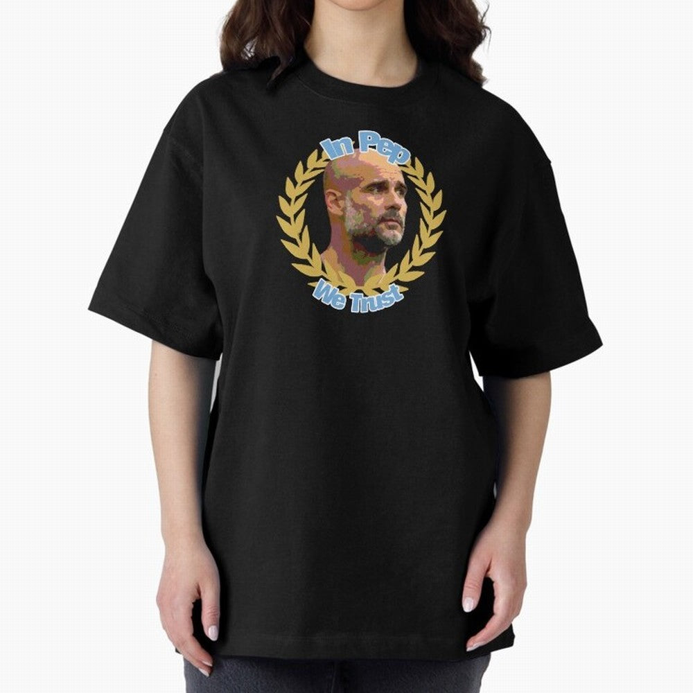 Manchester City - In Pep We Trust Classic T-Shirt Represent Global Football Passion for FIFA World Cup 2026 USA Canada Mexico, Driven by Mbappe and Neymar, Argentina and Brazil, Sports Nostalgia, International Competition, Famous Players and