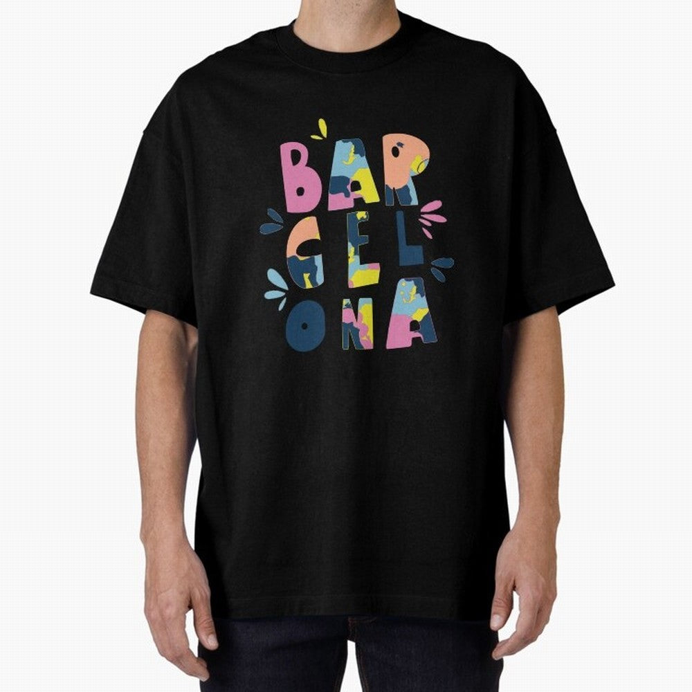 Barcelona Letters Classic T-Shirt Celebrate Golden Goal Energy in FIFA World Cup 2026 USA Canada Mexico for Fans of Messi, CR7 and Mbappe and Spain, Bringing Supporter Pride, Iconic Celebrations, Legendary Names and Global Match Day Energy; Ideal