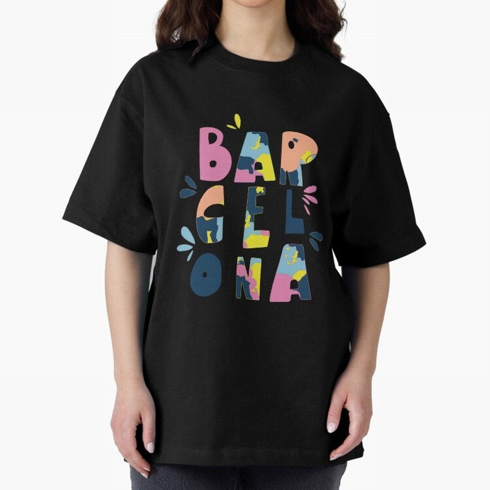 Barcelona Letters Classic T-Shirt Celebrate Golden Goal Energy in FIFA World Cup 2026 USA Canada Mexico for Fans of Messi, CR7 and Mbappe and Spain, Bringing Supporter Pride, Iconic Celebrations, Legendary Names and Global Match Day Energy; Ideal