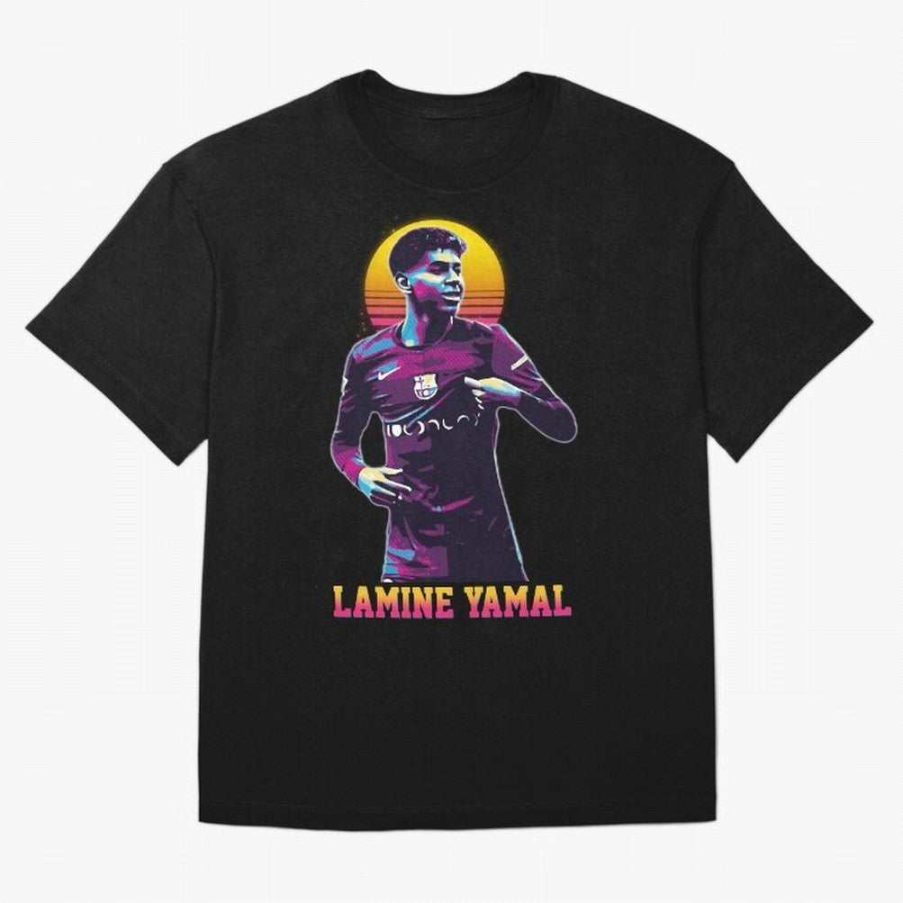 LAMINE YAMAL Oversized T-Shirt Cheer for Global Football Passion for FIFA World Cup 2026 USA Canada Mexico, Built around Cristiano Ronaldo, Haaland and CR7, Argentina, Goal Celebration Energy, Supporter Heritage, Football Icons and Worldwide