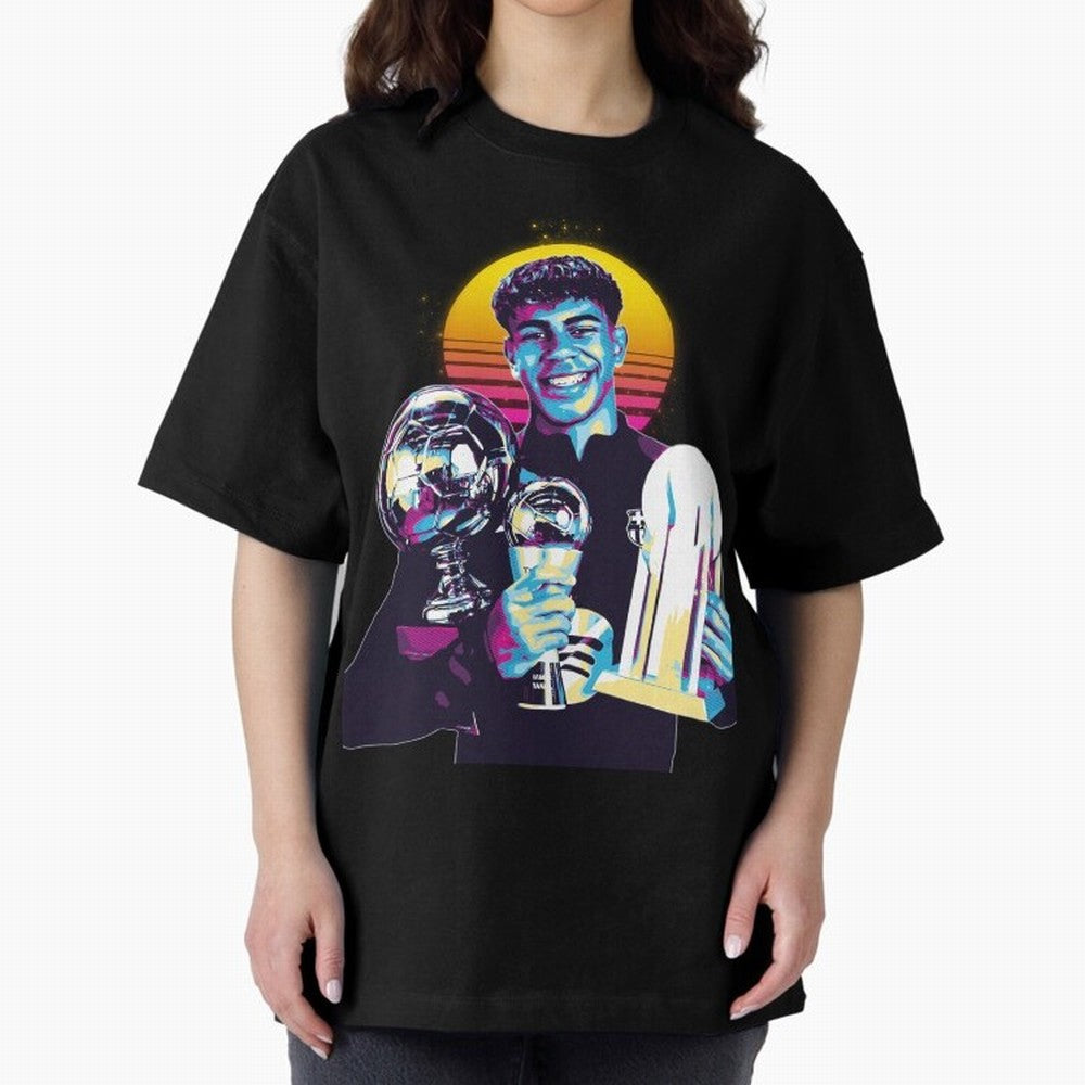 Lamine Yamal young player Classic T-Shirt Fuel Global Football Passion for FIFA World Cup 2026 Group Stage, with Messi and Cristiano Ronaldo, Portugal, Champion Mindset, Group Stage Buzz, Knockout Tension and Passionate Fan Culture; Ideal for Fans
