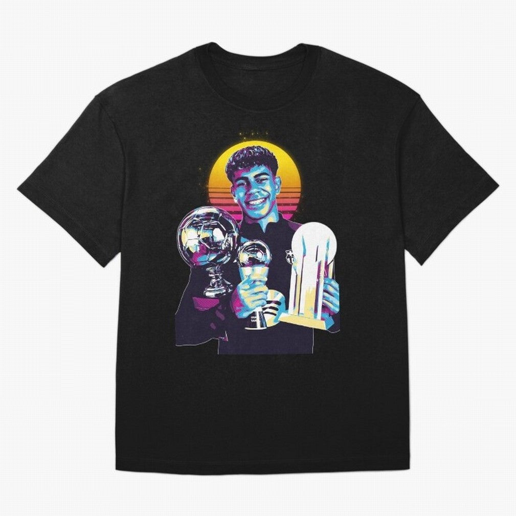 Lamine Yamal young player Classic T-Shirt Fuel Global Football Passion for FIFA World Cup 2026 Group Stage, with Messi and Cristiano Ronaldo, Portugal, Champion Mindset, Group Stage Buzz, Knockout Tension and Passionate Fan Culture; Ideal for Fans