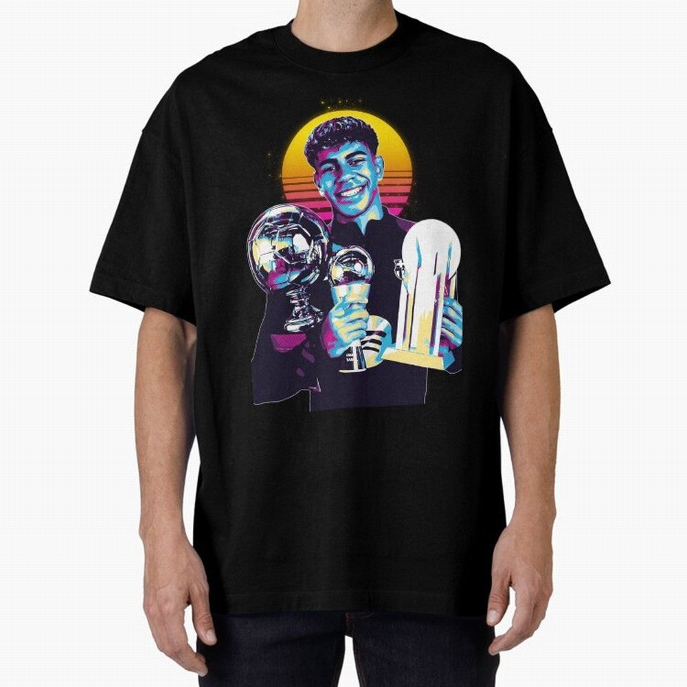 Lamine Yamal young player Classic T-Shirt Fuel Global Football Passion for FIFA World Cup 2026 Group Stage, with Messi and Cristiano Ronaldo, Portugal, Champion Mindset, Group Stage Buzz, Knockout Tension and Passionate Fan Culture; Ideal for Fans