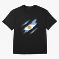 Argentina Tearing a New One Oversized T-Shirt Support Your Favorite Stars during Global Football Passion for FIFA World Cup 2026, Centered on Mbappe, Brazil, Portugal and Argentina, Global Supporter Spirit, Legendary Goals, National Colors and
