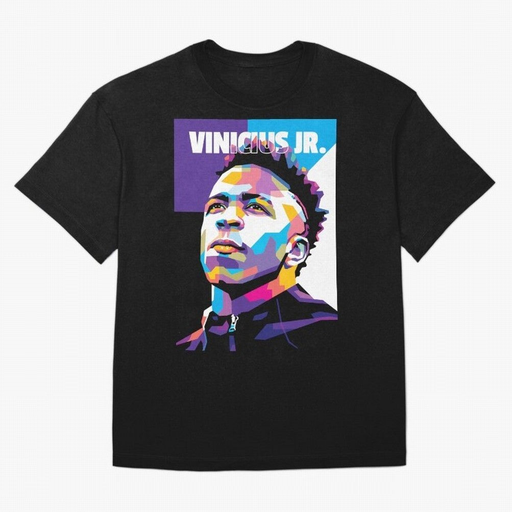 Vinicius Jr. in WPAP Style Essential T-Shirt Bring Legendary Rivalry Energy to the FIFA World Cup 2026 Journey through CR7 and Messi Highlights, France Pride, Fan Favorite Moments, National Team Passion, Big Match Drama and Soccer History; Perfect