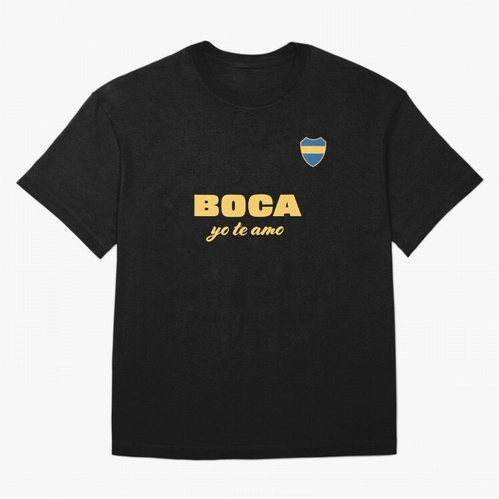 BOCA JUNIORS I LOVE YOU Fitted V-Neck T-Shirt Celebrate Football Dreams Across Match Day Hype around FIFA World Cup 2026 USA Canada Mexico, Mbappe and Neymar, France, Fan Favorite Moments, National Team Passion, Big Match Drama and Soccer History;