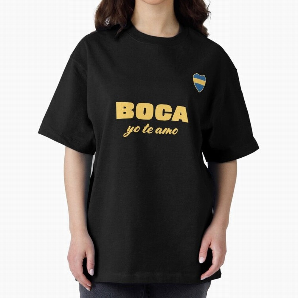 BOCA JUNIORS I LOVE YOU Fitted V-Neck T-Shirt Celebrate Football Dreams Across Match Day Hype around FIFA World Cup 2026 USA Canada Mexico, Mbappe and Neymar, France, Fan Favorite Moments, National Team Passion, Big Match Drama and Soccer History;
