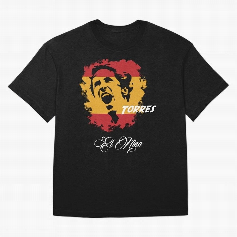SPAIN FERNANDO TORRES WC 14 FOOTBALL T-SHIRT Essential T-Shirt Follow Every Goal of FIFA World Cup 2026 USA Canada Mexico for Fans of Haaland and Mbappe and Brazil, Portugal and Argentina, Bringing Classic Soccer Heritage, Championship Pressure,