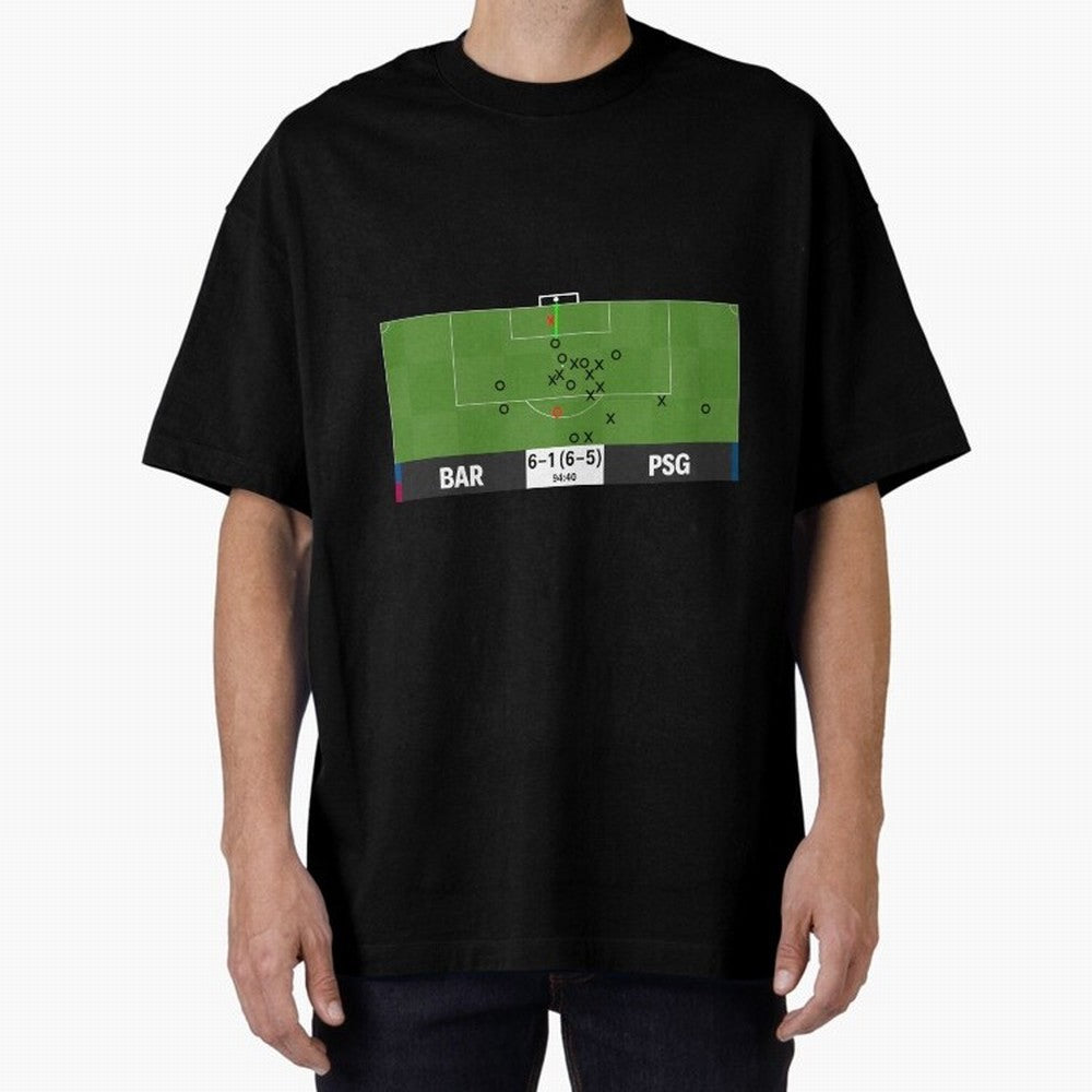 Barcelona vs Paris Saint-Germain 6-1 (6-5) @ 94:40 Goal by Sergi Roberto (La Remontada) Classic T-Shirt Relive Legendary Nights from FIFA World Cup 2026 Group Stage Spirit, Centered on Brazil, Portugal and Argentina, Messi and Cristiano Ronaldo,