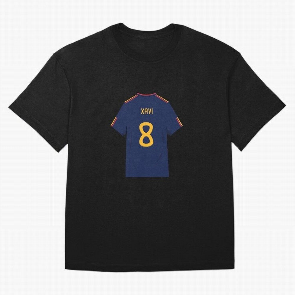 Xavi World Cup 2010 Jersey Oversized T-Shirt Represent Fans Who Live for FIFA World Cup 2026 Built around CR7, England, France and Netherlands Energy, Global Supporter Spirit, Legendary Goals, National Colors and Tournament Celebration; Great for