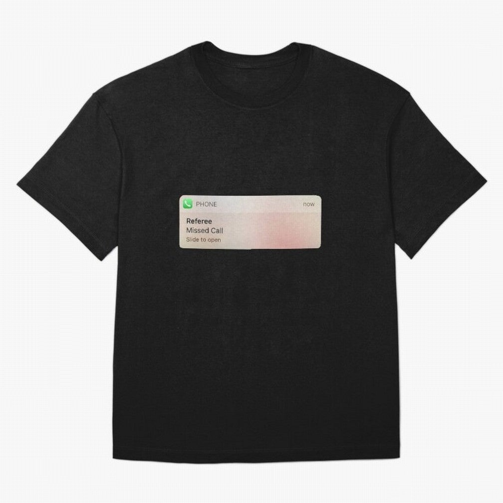 Referee Missed Call Text- Funny Sports Classic T-Shirt Build FIFA World Cup 2026 Group Stage for Fans of Messi, Neymar and Mbappe and Argentina, Bringing Championship Spirit, Famous Goals, Roaring Crowds and International Football Unity; Perfect