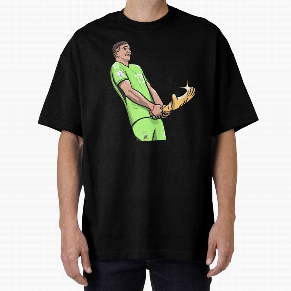 Emi Martinez the Savior Golden Glove Essential T-Shirt Feel the Trophy Chase of FIFA World Cup 2026 for Fans of Messi and Argentina, France and Brazil, Bringing Sports Nostalgia, International Competition, Famous Players and Unforgettable