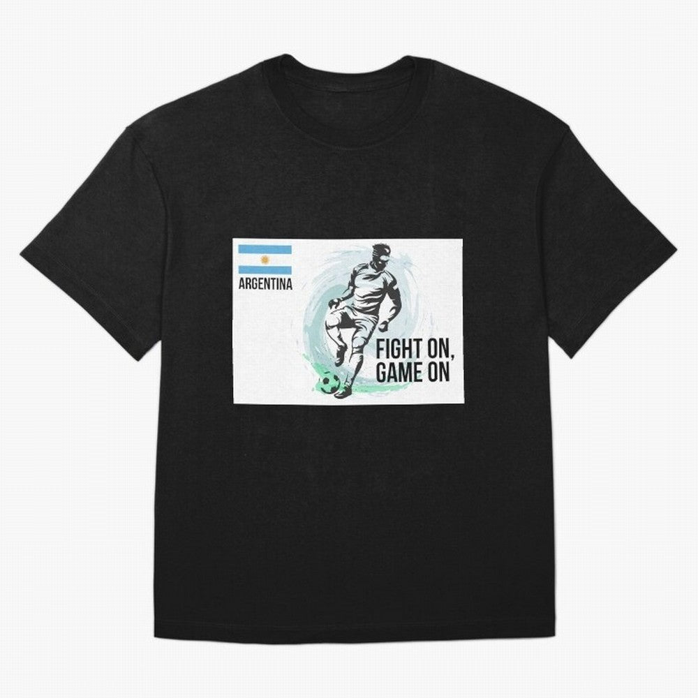 Argentinian Football Player Playing Football - Football Classic T-Shirt Show Your Tournament Heart for FIFA World Cup 2026 Driven by Cristiano Ronaldo, Haaland and CR7, Spain and Netherlands Energy, Classic Soccer Heritage, Championship Pressure,