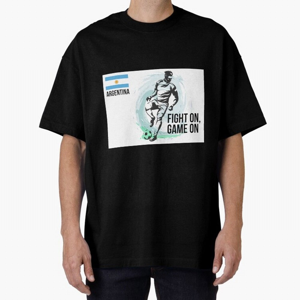 Argentinian Football Player Playing Football - Football Classic T-Shirt Show Your Tournament Heart for FIFA World Cup 2026 Driven by Cristiano Ronaldo, Haaland and CR7, Spain and Netherlands Energy, Classic Soccer Heritage, Championship Pressure,
