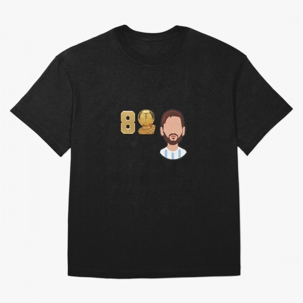 GOAT Legacy: Messi's 8 Ballon d'Or Victories, FCB, Leo Messi Classic T-Shirt Relive Legendary Nights from FIFA World Cup 2026 Group Stage for Fans of Mbappe and Neymar and Netherlands, Bringing Supporter Pride, Iconic Celebrations, Legendary Names