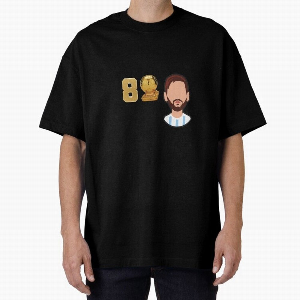 GOAT Legacy: Messi's 8 Ballon d'Or Victories, FCB, Leo Messi Classic T-Shirt Relive Legendary Nights from FIFA World Cup 2026 Group Stage for Fans of Mbappe and Neymar and Netherlands, Bringing Supporter Pride, Iconic Celebrations, Legendary Names