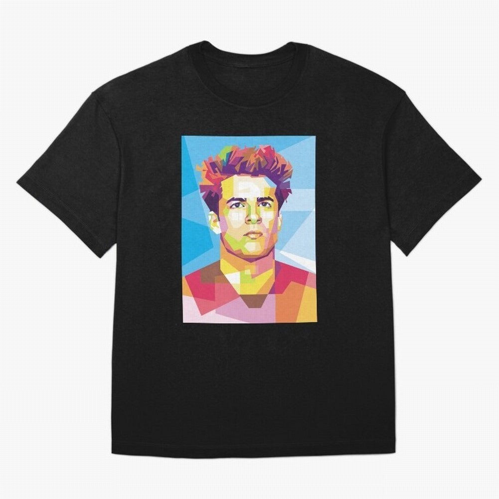 Riqui Puig in Pop Art Portrait Style Classic T-Shirt Get Ready for Match Day Hype around FIFA World Cup 2026 USA Canada Mexico, Cristiano Ronaldo, Haaland and CR7, Portugal, Match Day Excitement, Supporter Culture, Golden Goals and Global Football