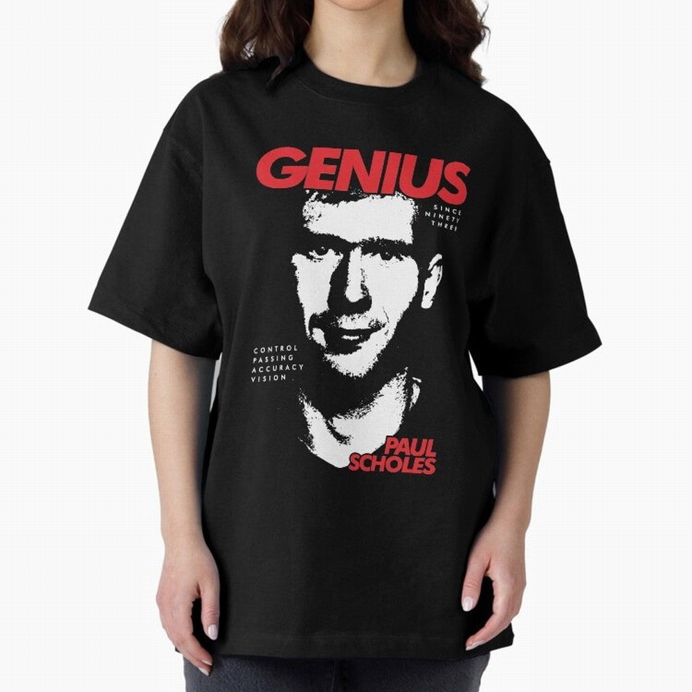 Paul Scholes - Manchester United Legend Oversized T-Shirt Bring Bold Fan Energy to Global Football Passion for FIFA World Cup 2026 Group Stage, with CR7, England and Germany, Stadium Chants, National Pride, Trophy Dreams and Unforgettable Football