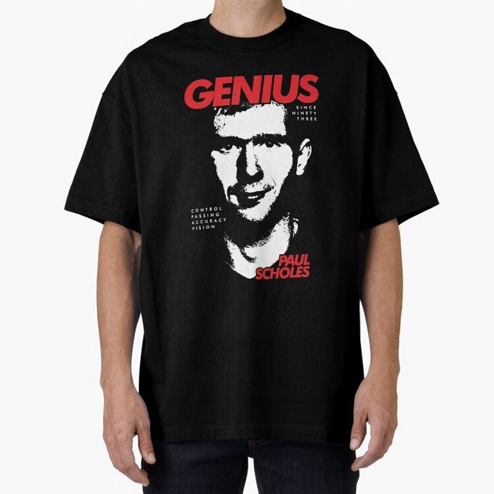 Paul Scholes - Manchester United Legend Oversized T-Shirt Bring Bold Fan Energy to Global Football Passion for FIFA World Cup 2026 Group Stage, with CR7, England and Germany, Stadium Chants, National Pride, Trophy Dreams and Unforgettable Football