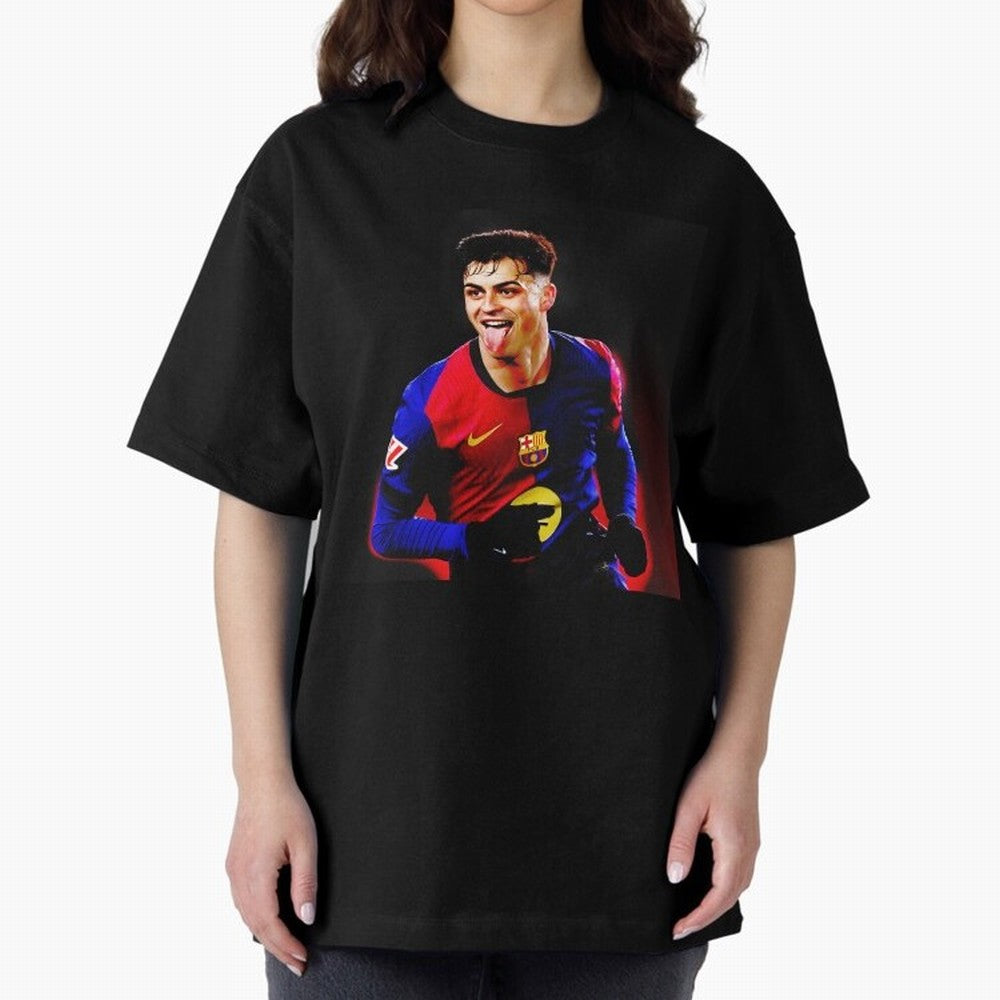 Pedri Premium T-Shirt Celebrate the Road through Match Day Hype around FIFA World Cup 2026 Group Stage, Messi and Cristiano Ronaldo, Brazil, Portugal and Argentina, Stadium Memories, Football Loyalty, International Chants and Championship