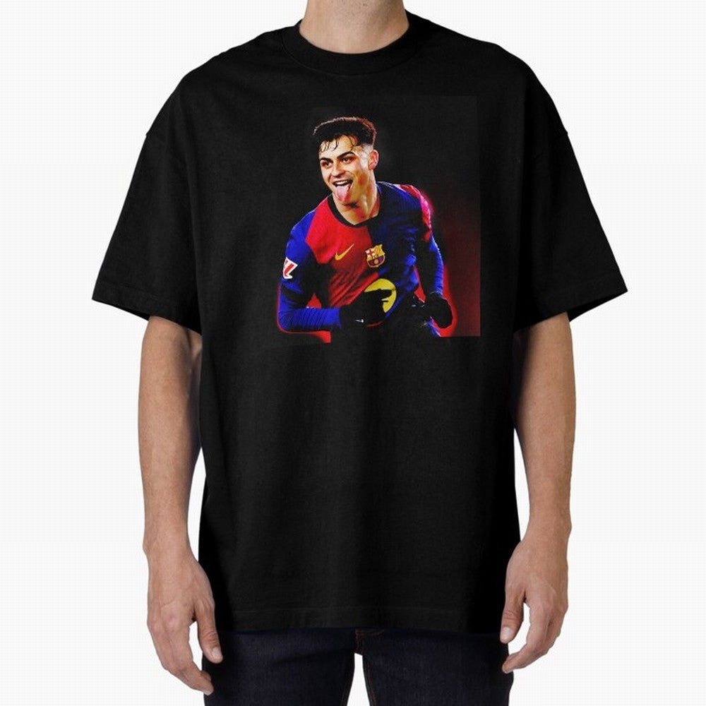 Pedri Premium T-Shirt Celebrate the Road through Match Day Hype around FIFA World Cup 2026 Group Stage, Messi and Cristiano Ronaldo, Brazil, Portugal and Argentina, Stadium Memories, Football Loyalty, International Chants and Championship