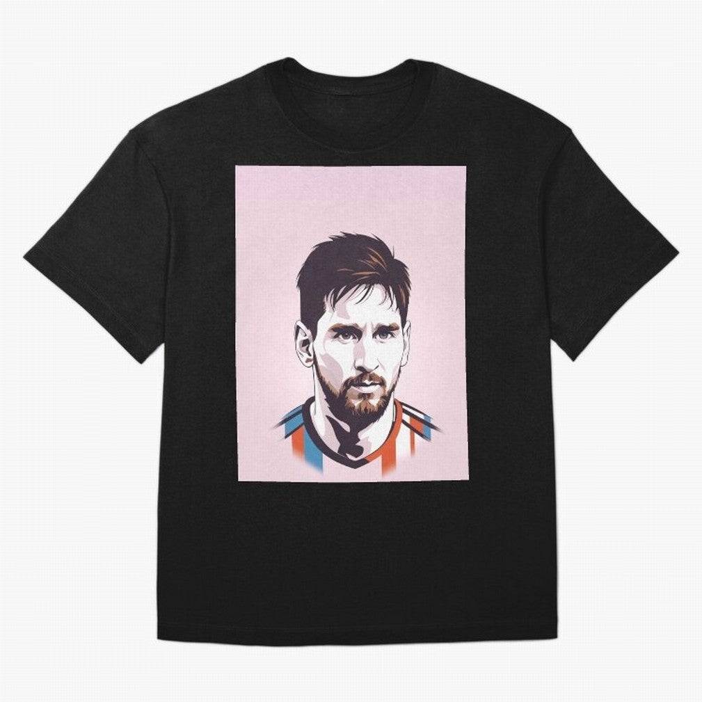 Messi Pop Art Graphic T-Shirt Live the Energy of FIFA World Cup 2026 Group Stage Spirit, Capturing Argentina, France and Brazil, CR7, Global Supporter Spirit, Legendary Goals, National Colors and Tournament Celebration; Great for Supporters Who