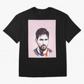 Messi Pop Art Graphic T-Shirt Live the Energy of FIFA World Cup 2026 Group Stage Spirit, Capturing Argentina, France and Brazil, CR7, Global Supporter Spirit, Legendary Goals, National Colors and Tournament Celebration; Great for Supporters Who