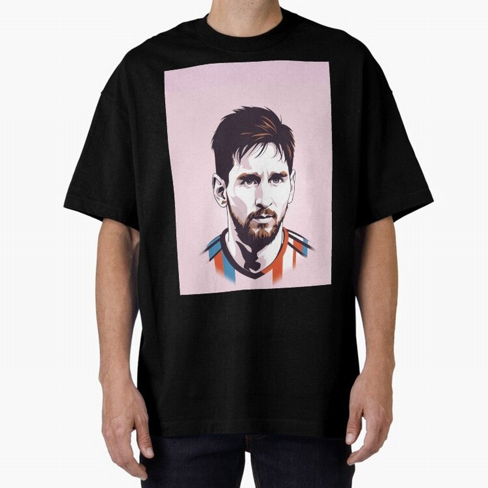 Messi Pop Art Graphic T-Shirt Live the Energy of FIFA World Cup 2026 Group Stage Spirit, Capturing Argentina, France and Brazil, CR7, Global Supporter Spirit, Legendary Goals, National Colors and Tournament Celebration; Great for Supporters Who