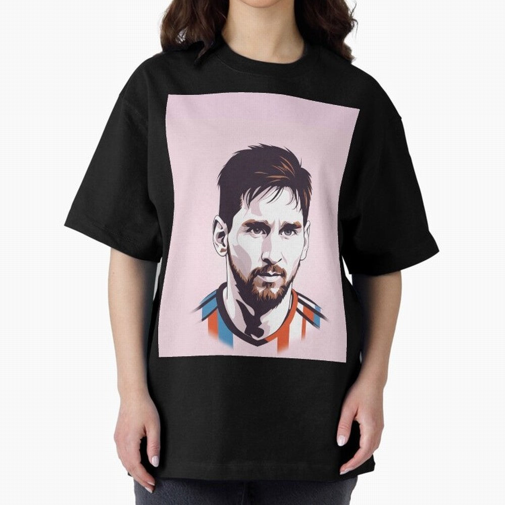 Messi Pop Art Graphic T-Shirt Live the Energy of FIFA World Cup 2026 Group Stage Spirit, Capturing Argentina, France and Brazil, CR7, Global Supporter Spirit, Legendary Goals, National Colors and Tournament Celebration; Great for Supporters Who