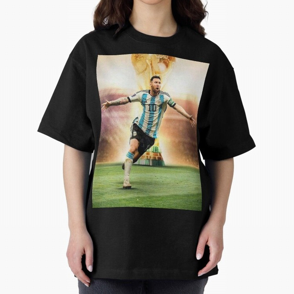 Messi Graphic T-Shirt Cheer through Every Moment of the FIFA World Cup 2026 Journey through Haaland and Mbappe Highlights, England and Germany Pride, Vintage Soccer Flavor, Modern Football Stars, National Flags and Final Night Emotion; Built for