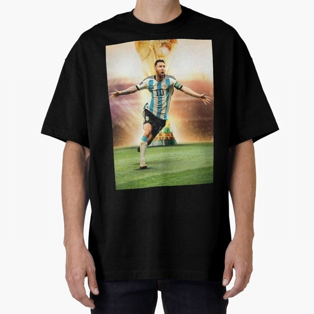 Messi Graphic T-Shirt Cheer through Every Moment of the FIFA World Cup 2026 Journey through Haaland and Mbappe Highlights, England and Germany Pride, Vintage Soccer Flavor, Modern Football Stars, National Flags and Final Night Emotion; Built for