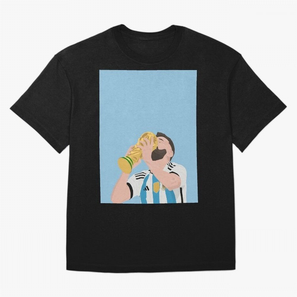Messi Graphic T-Shirt Carry the Dream of Match Day Hype around FIFA World Cup 2026, Messi and Cristiano Ronaldo, Argentina, France and Brazil, Sports Nostalgia, International Competition, Famous Players and Unforgettable Victories; Great for