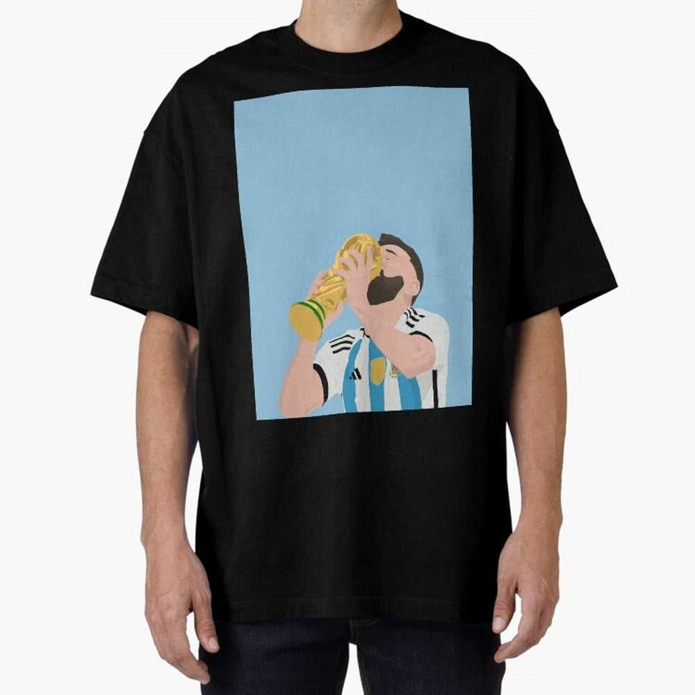 Messi Graphic T-Shirt Carry the Dream of Match Day Hype around FIFA World Cup 2026, Messi and Cristiano Ronaldo, Argentina, France and Brazil, Sports Nostalgia, International Competition, Famous Players and Unforgettable Victories; Great for