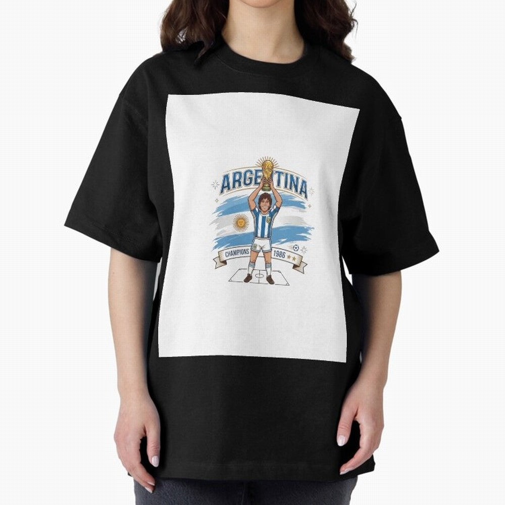 Argentina Retro Champion - Classic 10 Legend Sun of May Graphic T-Shirt Keep the Match Day Mood of FIFA World Cup 2026 Spirit, Filled with Portugal, Neymar, Haaland and Cristiano Ronaldo, Classic Soccer Heritage, Championship Pressure, Fan Loyalty