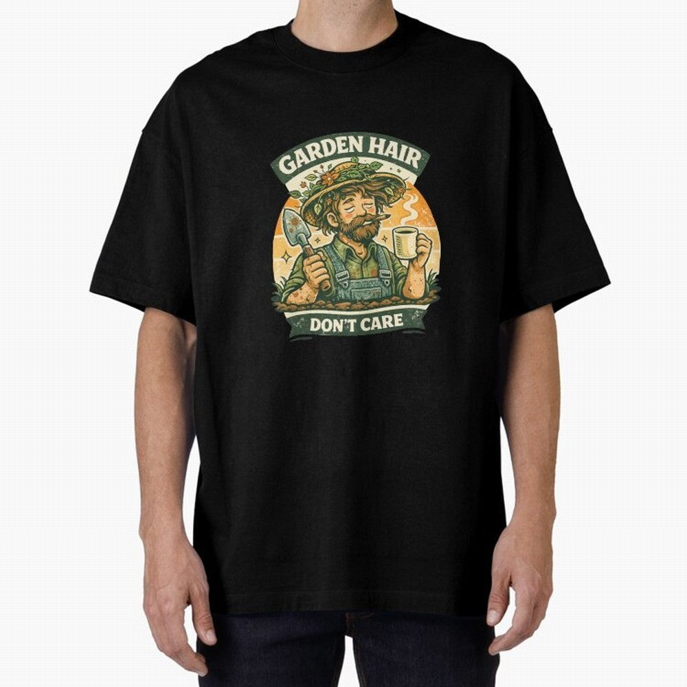 Garden Hair Don't Care - Funny Retro Gardener for Men Classic T-Shirt Bring Retro Soccer Energy to FIFA World Cup 2026 Spirit, Highlighting Spain, CR7, Stadium Chants, National Pride, Trophy Dreams and Unforgettable Football Memories; Made for