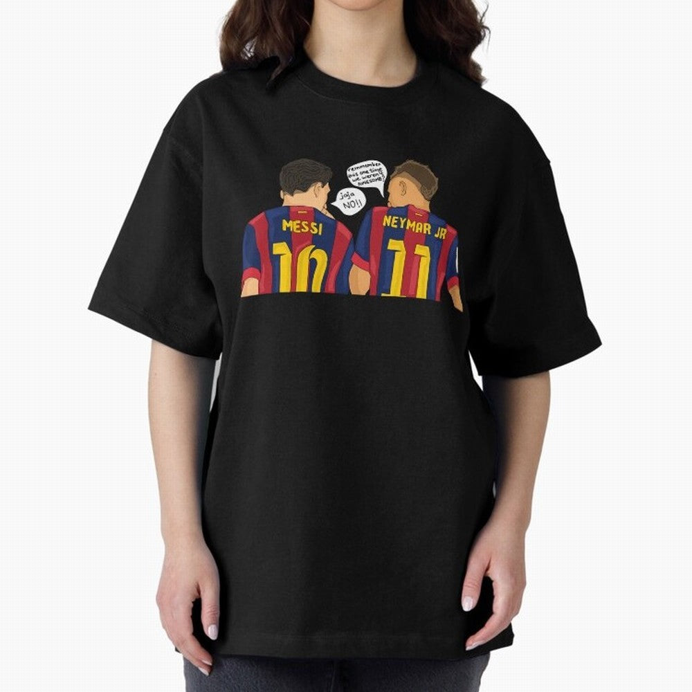 Messi Neymar fcbarcelona Classic T-Shirt Experience the Global Stage of FIFA World Cup 2026 Group Stage Driven by Messi and Cristiano Ronaldo, France and Portugal Energy, Football Passion, Legendary Performances, Festival Vibes and Supporter