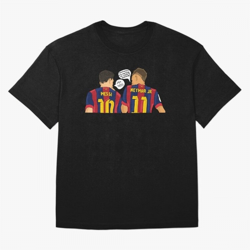 Messi Neymar fcbarcelona Classic T-Shirt Experience the Global Stage of FIFA World Cup 2026 Group Stage Driven by Messi and Cristiano Ronaldo, France and Portugal Energy, Football Passion, Legendary Performances, Festival Vibes and Supporter